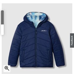 EUC Eddie Bauer reversible hooded Jacket